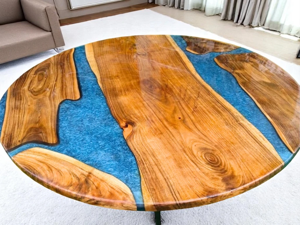Modern Epoxy End Table - Statement Pieces for Every Room